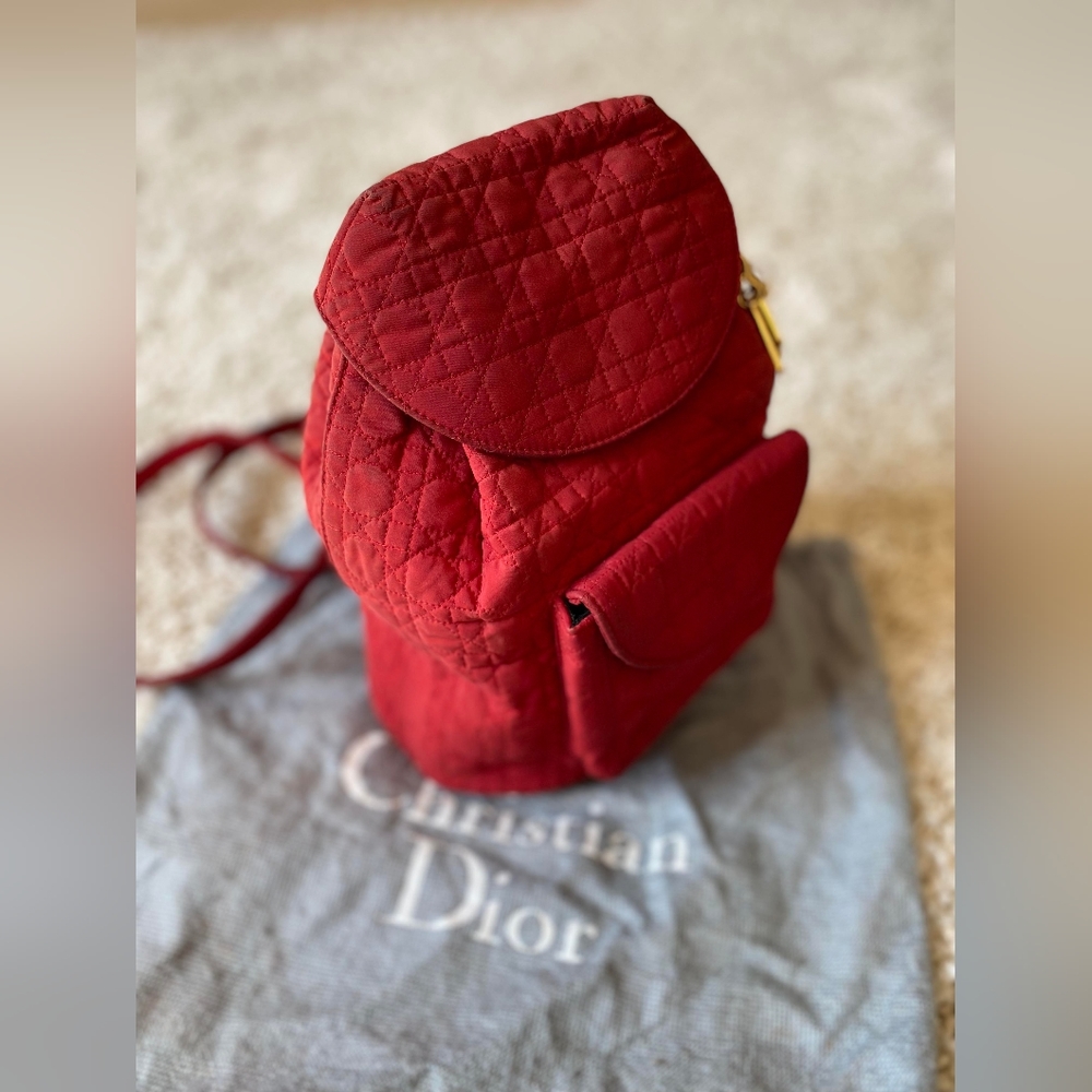 Christian Dior canvas backpack - Picture 3 of 16